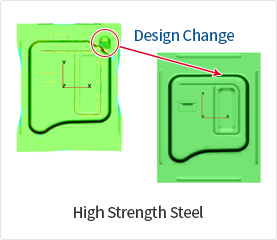 High Strength Steel, Design Change
