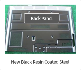 New Black Resin Coated Steel, Back Panel