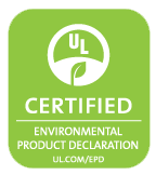 CERTIFIED ENVIRONMENTAL PRODUCT DECLARATION ULCOM/EPD ‘환경성적표지(EPD, Environmental Product Declaration)’ 인증 마크
